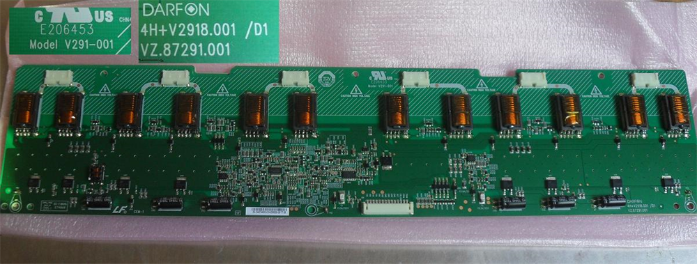 V291-001, 4H+V2918.001-D1, VZ.87291.001, T420HW02 V.4, İNVERTER BOARD, ARÇELİK TV 106-504 B FHD ECO LCD TV