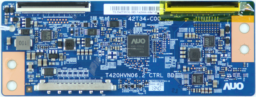 T420HVN06.1, 42T34-C01, T420HVN06.1 CTRL BD, TT-5542T34C08, NC420DUN-VUBP1, T CON BOARD, LG 42LB580N, 42LB580N-ZM