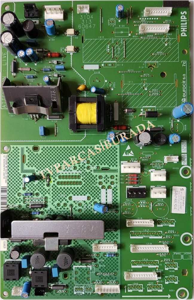 3104 313 60647 , 3104 328 47972 , PHILIPS , 42PF5421 , /10 , LCD , LC420W02 SL B1 , HD READY , Power Board , Besleme Kartı , PSU