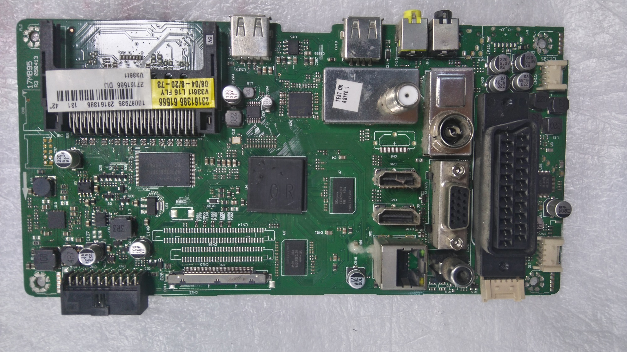 17MB95 , 23161386 , 231661385 , 10087935, VESTEL , VES420UNVL-S01 , MAIN BOARD, ANA KART