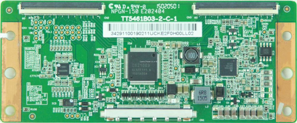 Baird TI5509LEDBH - T-Con - 34.29110.019 - NPGN-150 - TT5461B03-2-C-1 (3429110019)