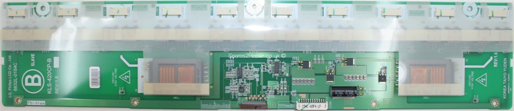 6632L-0153C MASTER , 6632L-0154C SLAVE , KLS-420CP REV1.6 , LC420W02 SL A1 , Inverter Board