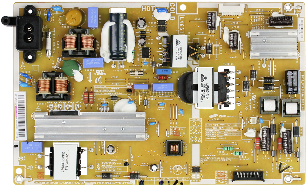 BN44-00611A, PSLF141S05A, L46S1_DSM, POWER SUPPLY, LED DRİVER, SAMSUNG, CY-HF460BGLV1H, SAMSUNG UE46F5500, SAMSUNG UE46F6300, SAMSUNG UE46F6350