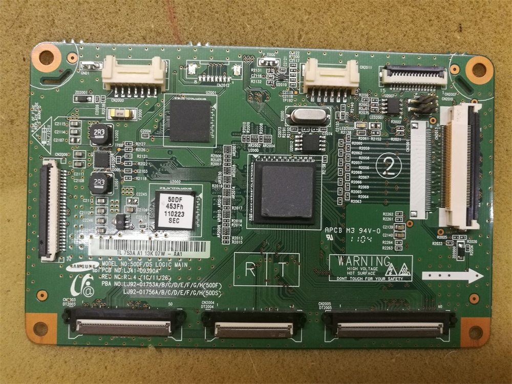 LJ92-01753A , LJ92-01756A , LJ41-09390A , 50DF/DS , S50FH-YB08 , SAMSUNG , PS51D550 , Logic Board , T-Con Board