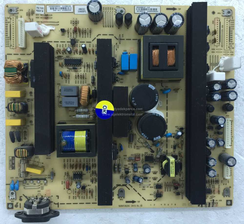 569HT2620C , 6KC0292010 , SANYO , 46R40HDW , LCD , Power Board , Besleme Kartı , PSU