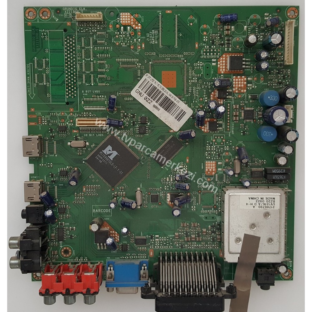 XZZ190R-5 , GNU 0ZZ , ARÇELİK BEKO , TV 94-521 B FHD SRS LCD TV , LC370WUN , Main Board