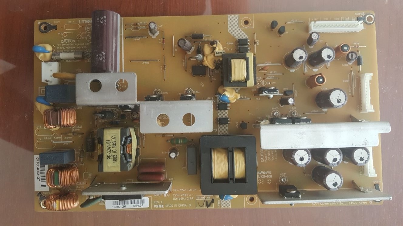 PE-3241-01UN-LF TOSHİBA POWER BOARD 40LV703G1 Toshıba Tv Yedek Parça