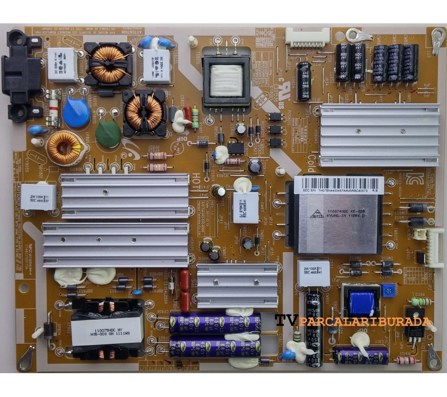 BN44-00457A , PD55A1D , SAMSUNG UE55D6100SKXXU , SAMSUNG UE55D6100 , POWER BOARD , Besleme , Power Supply