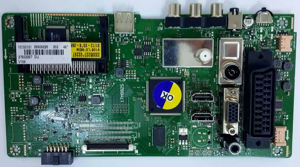 17MB82S , 23305226 , 10100101 , VESTEL , VES490UNDL-2D-N11 , 49FA5000 , Main Board , Ana Kart