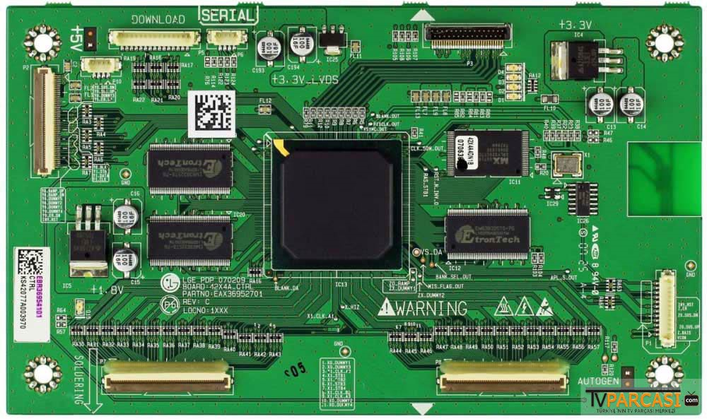 EBR36954101, EAX36952701, EAX36952801, Main Logic CTRL Board, Logic Main, LG Philips, PDP42X4, PDP42X40523, LG 42PC5D