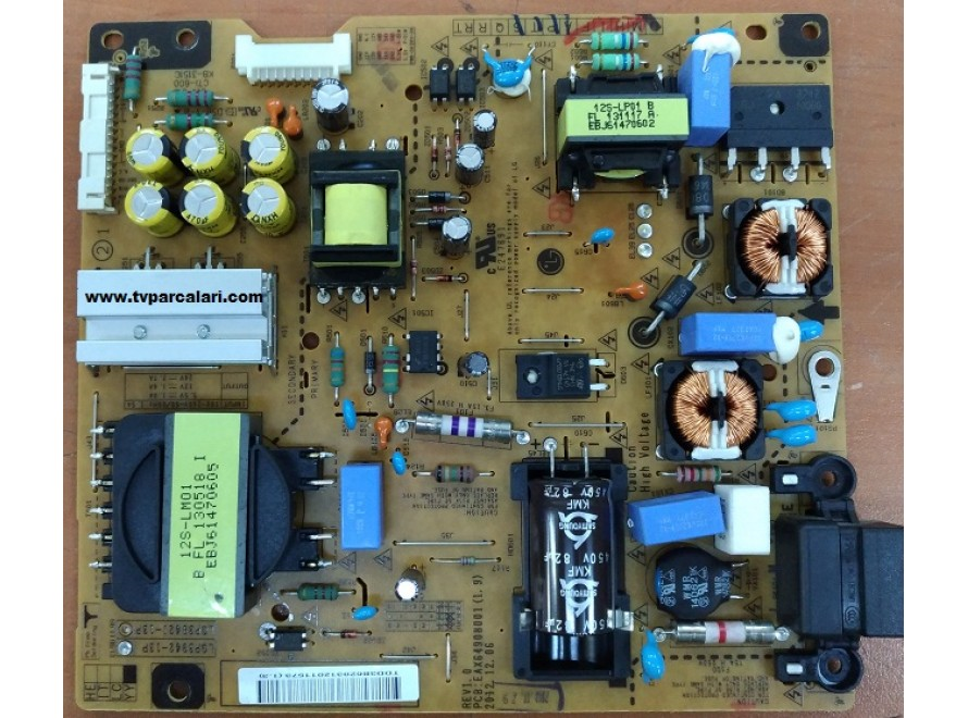 LGP3942-13P , EAX64908001 (1.9) , 3PCR00116A , LG , 42LA640S , 42LM640 , LC420EUN SF F3 , Power Board , Besleme Kartı , PSU