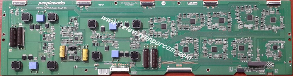 6917L-0064A , PPW-LE47DD-O (A) REV0.95 , LG , LC470DXS SC A1 , Led Driver Board , Led Sürücü Kartı
